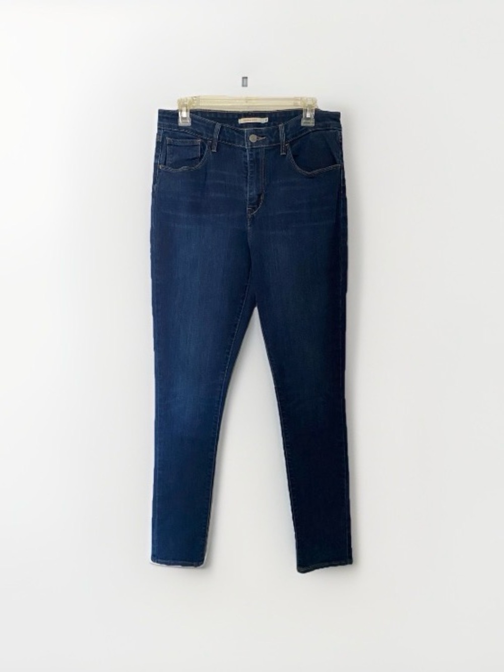 Levi’s High-Rise Skinny Jeans in Dark Blue